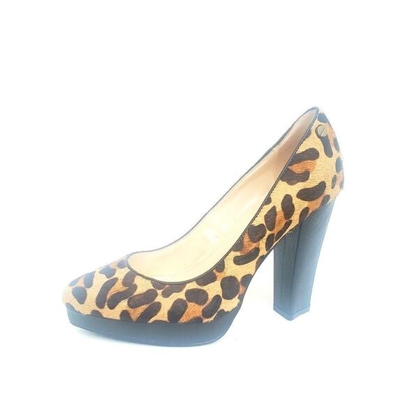 Calvin Klein New Leopard Platform Heels 6 M - Picture 8 of 8